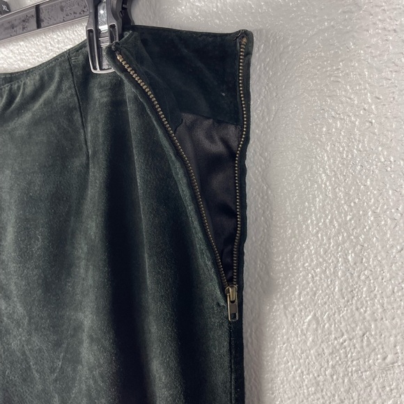 Clio Suede 100% Leather Retro Pull On Pants Women’s 14 High Rise Vintage Western - Picture 5 of 9